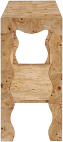 Vassa - Burl Veneer Console Table