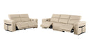 1126 - 5-Piece Modular Power Reclining Sofa And Loveseat Set In With 4 Power Recliners & Power Headrests