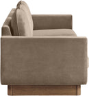 Diviento - Velvet Performance Fabric Upholstered Sofa