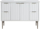 Modernist - Bathroom Vanity With Chrome Legs