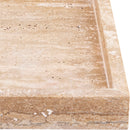 Barletta - Travertine Rectangular Tray - Natural