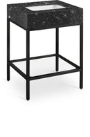 Marmo - Engineered Marble Bathroom Vanity With Black Base