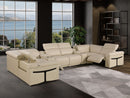 1126 - 8-Piece U-Shaped Sectional Sofa In With 2 Power Recliners & Power Headrests