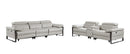 1246 - Modular Power Triple Reclining Sofa And Console Loveseat Set With Power Headrests