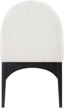Waldorf - Boucle Dining Arm Chair With Black Legs