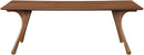 Glenwood - 86.75" Solid Wood And Walnut Veneer Dining Table - Brown