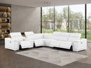 2679 - 7-Piece L-Shaped Power Reclining Sectional In Genuine Leather (4 Recliners)
