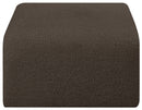 Arc - Boucle Fabric Ottoman