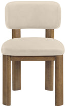 Paloma - Vegan Leather Upholstered Dining Chair (Set of 2) - Brown Frame