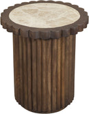 Elvira - Marble And Mango Wood Table