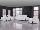 1208 - Modular Leather Set With 6 Power Recliners & Power Headrests