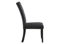 D03 - 9 Piece Dining Room Set (Dining Table And 8 Dinning Chairs) - Black