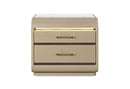 Genesis - Nightstand With LED - Gold
