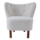 Zusud - Accent Chair - White Teddy Sherpa