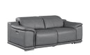 2679 - Genuine Leather Loveseat With Dual Power Recliners