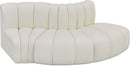Arc - Faux Leather 3 Piece Modular Sofa