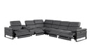 1246 - 7-Piece L-Shaped Modular Power Reclining Sectional With 4 Power Recliners And Power Headrests