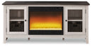 Dorrinson - TV Stand With Fireplace Insert