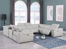9762 - 8-Piece U-Shaped Sectional Sofa With 4 Power Recliners