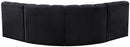 Arc - Velvet 4 Piece Corner Modular Sofa