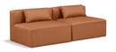 Cube - Modular 2 Seat Armless Sofa