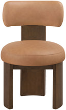 Atelier - Vegan Leather Upholstered Dining Chair (Set of 2) - Painted Brown Frame