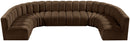 Arc - Velvet Modular U-Shaped Sectional