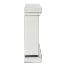 Noralie - 42" Fireplace - Mirrored & Faux Diamonds