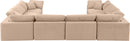 Comfy - 8 Piece Velvet Modular Sectional