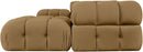 Orin - Velvet 6 Piece Modular Double Chaise Sectional