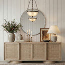 Hammer - Round Iron Mirror