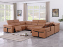 1126 - 8-Piece U-Shaped Sectional Sofa In With 4 Power Recliners & Power Headrests