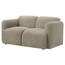 Dorset - Fabric Upholstered Round Track Arm Loveseat