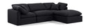 Indulge - Linen 4 Piece Modular Sectional With Chaise