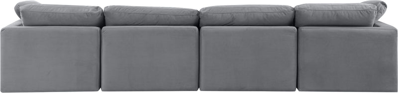 Indulge - Velvet 4 Seat Modular Sofa