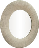 Meadow - Round Jute Rope Framed Mirror