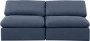 Indulge - Linen 2 Seat Modular Armless Sofa