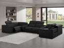 2679 - 8-Piece U-Shaped Power Reclining Sectional In Genuine Leather (2 Recliners)