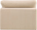 Comfy - Velvet Armless Chair