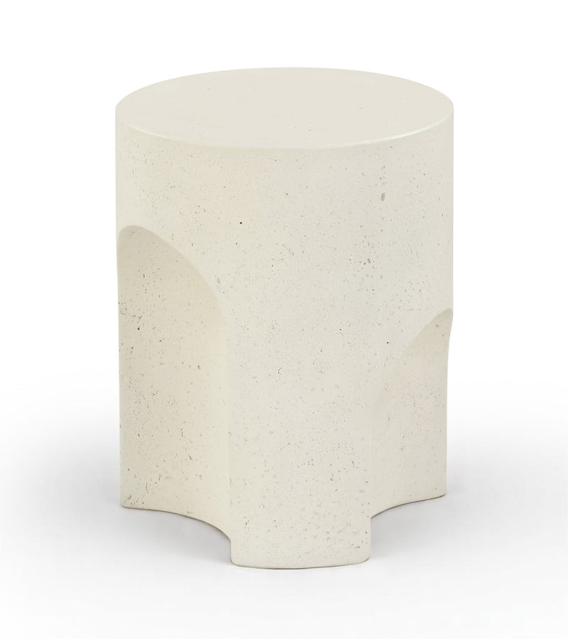 Olira - Concrete And Fiberglass Indoor / Outdoor End Table