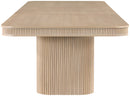 Mohari - Solid Wood And Oak Veneer 112" / 160" Dining Table