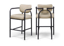 Serava - Vegan Leather Upholstered Bar Stool
