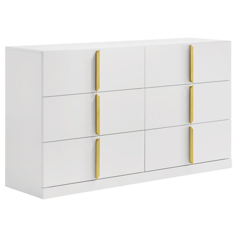 Ines - 6-Drawer Bedroom Dresser Cabinet