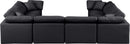 Indulge - Faux Leather 8 Piece Modular Sectional