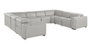 1224 - 8-Piece U-Shaped Sectional Sofa In With 4 Power Recliners & Power Headrests