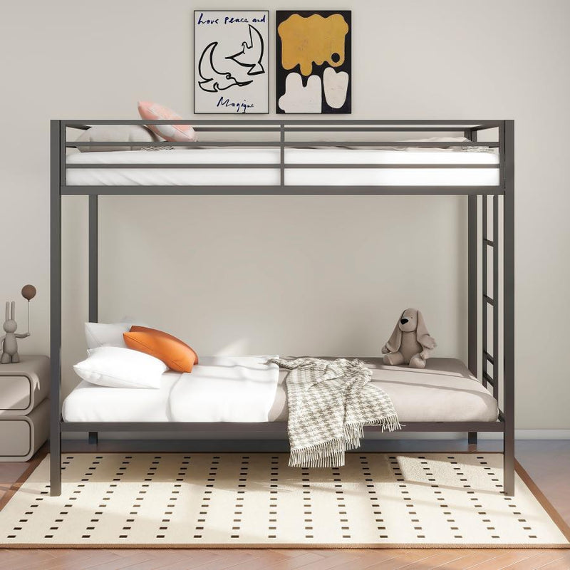 Alevera - Metal Bunk Bed With Ladder