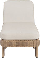 Sandbay - Olefin Water Resistant Fabric And Wicker Outdoor Patio Lounge Chair