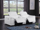9762 - 3-Piece Modular Power Reclining Console Loveseat With 2 Power Recliners In