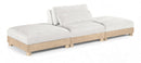 Turin - Chenille Fabric Upholstered Modular Sectional - White