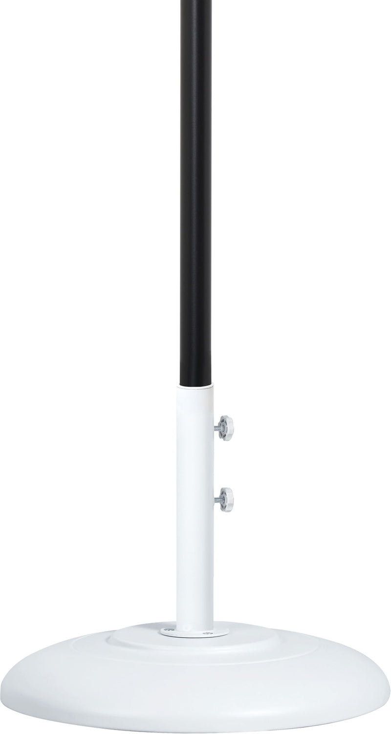 Amalfi - Patio Umbrella - White Base / Black Pole